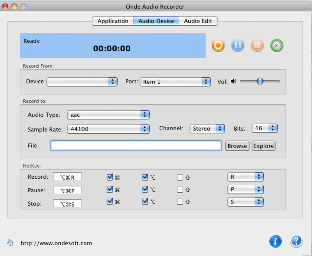 audio recorder for mac